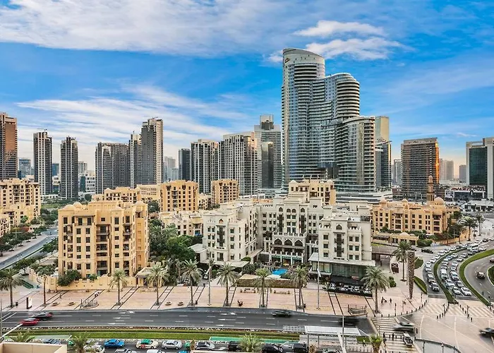 Walk To Burj Khalifa From This 2Br With Skyline Balcony View