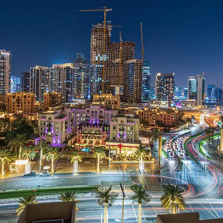 First Class 2Br With Full Dubai Downtown Skyline View Exterior photo